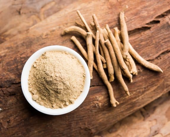 Ashwagandha roots powder image